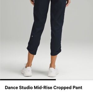 Brand New Dance studio mid rise cropped pants